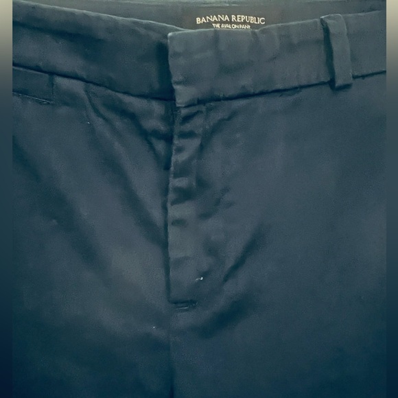 Banana Republic Avalon Pants WMN SZ 2 Navy Blue Slim Stretch Dress Work Career - Picture 6 of 9